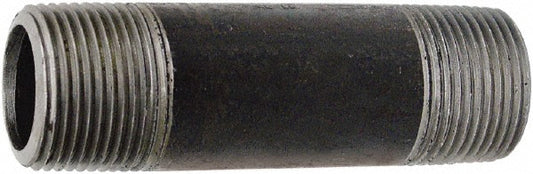 Anvil 0332810209 Black Pipe Nipple 1/2" Dia x 2" Long, Schedule 160