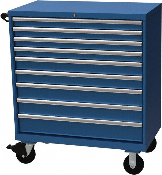 LISTA XSHS09000903MBB Steel Tool Roller Cabinet 9 Drawers