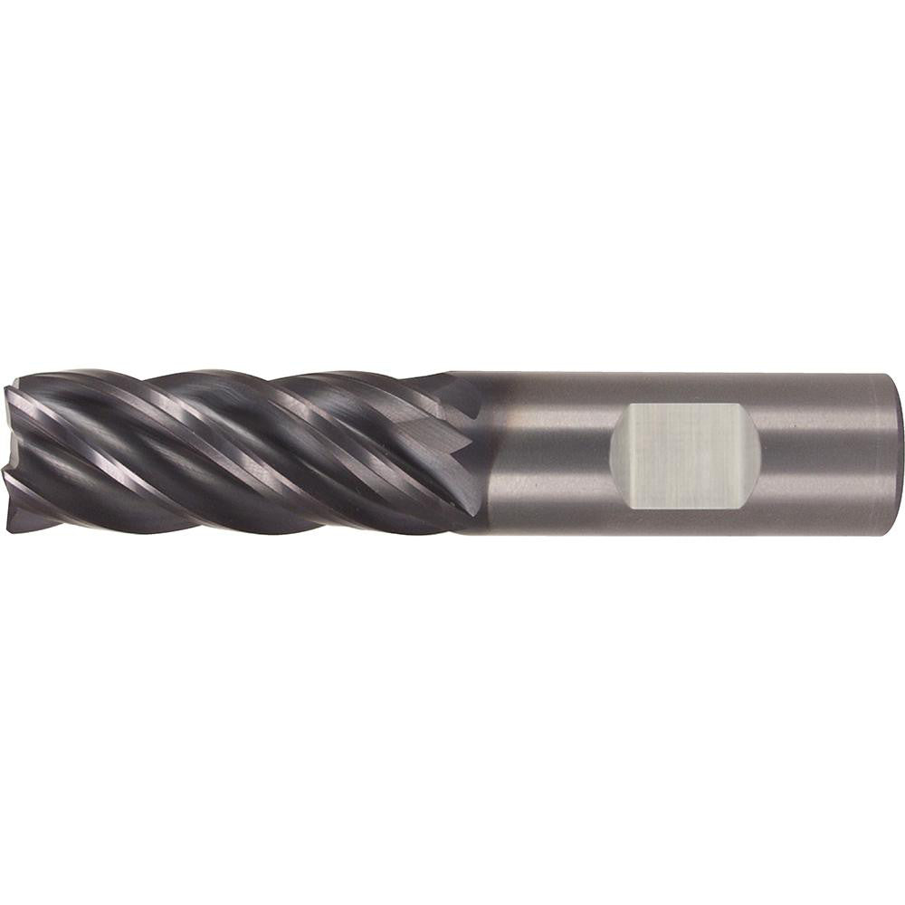 Widia 3552621 Corner Radius End Mill 1/2" Dia, 1-1/4" LOC, 5 Flutes, Solid Carbide