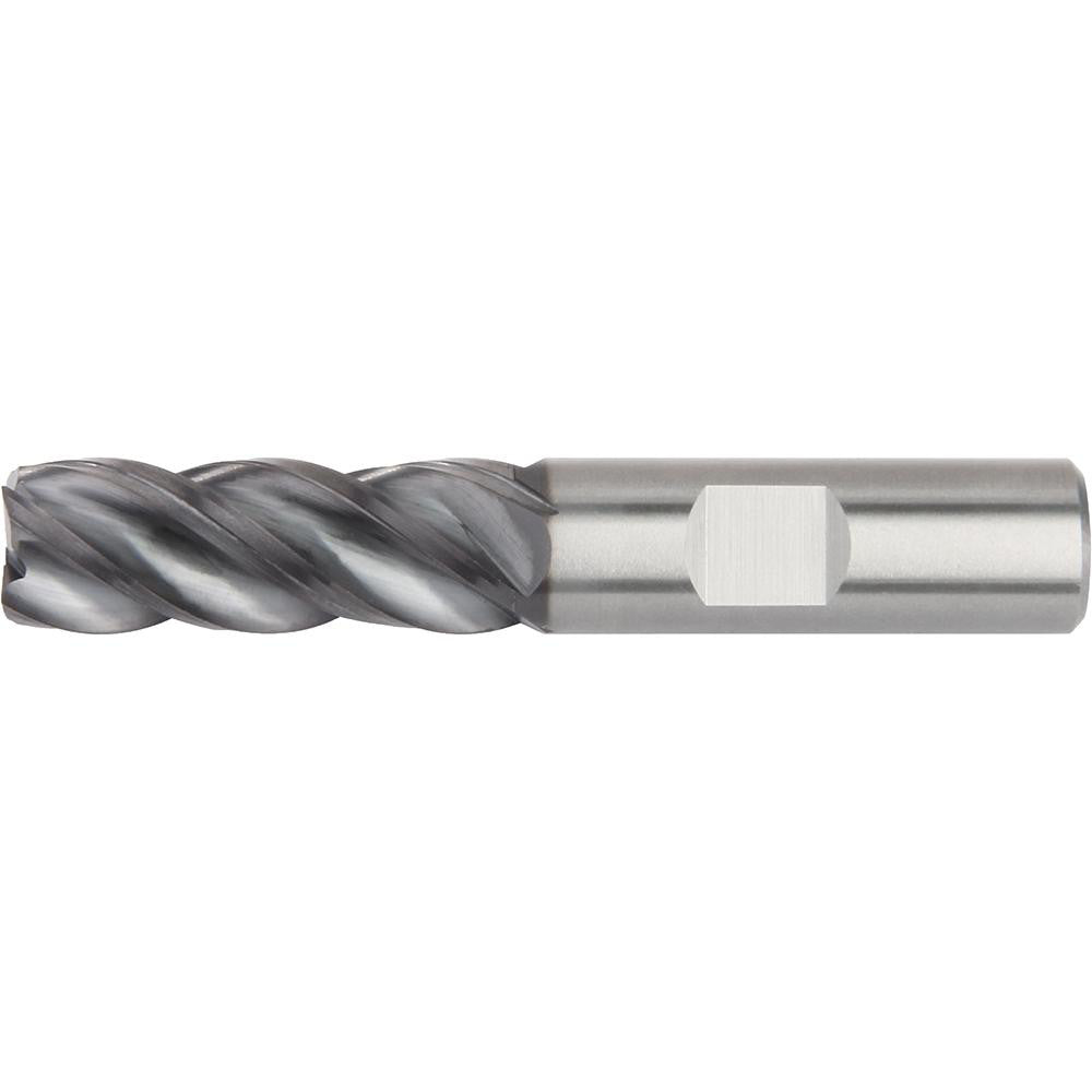 Widia 5576545 Corner Radius End Mill 1/2" Dia, 1-1/4" LOC, 4 Flutes, Solid Carbide
