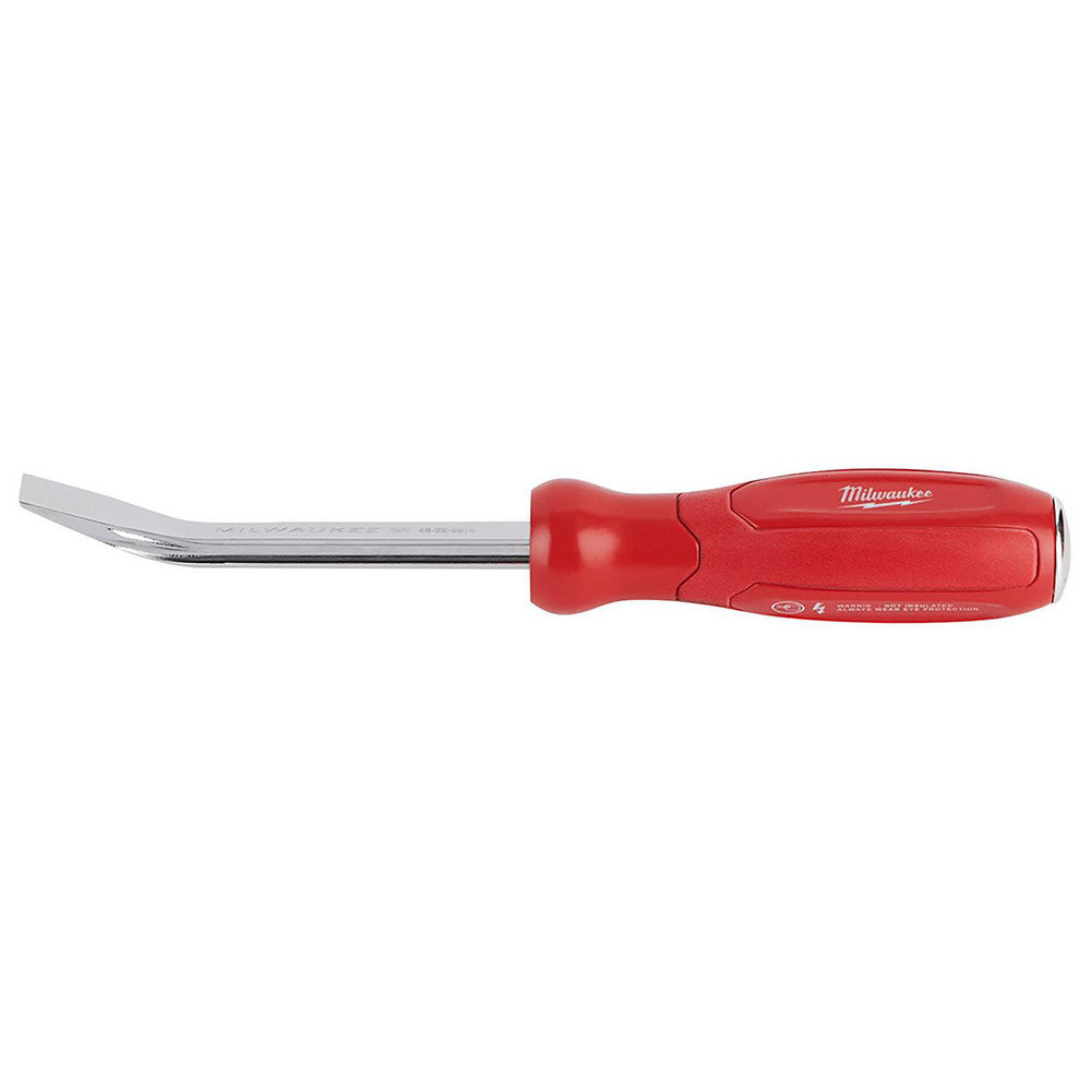 Milwaukee Tool 45-74-9208 Prybars Prybar Type Wrecking  End Angle Gooseneck  End Style Curved  Material Steel  Bar Shape Round  Overall Length (Inch) 8
