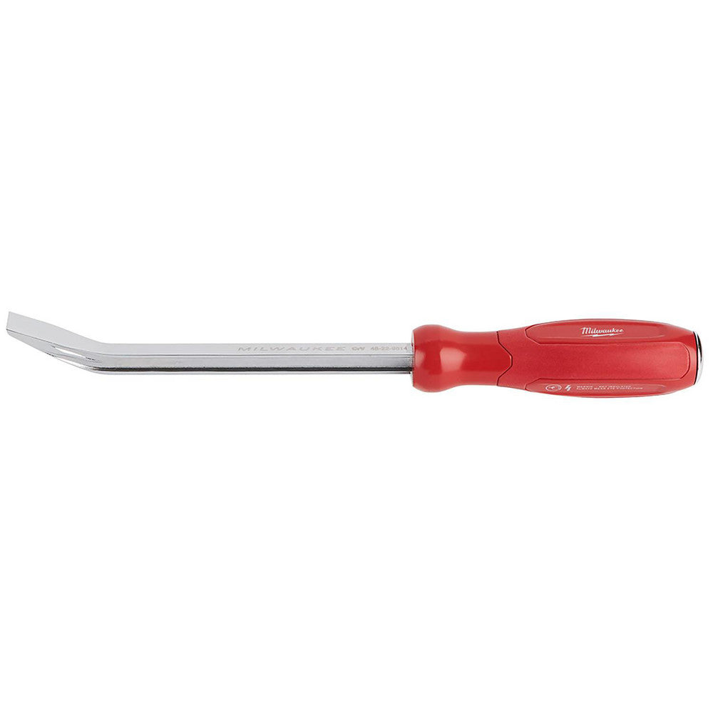 Milwaukee Tool 45-74-9212 Prybars Prybar Type Wrecking  End Angle Gooseneck  End Style Curved  Material Steel  Bar Shape Round  Overall Length (Inch) 12