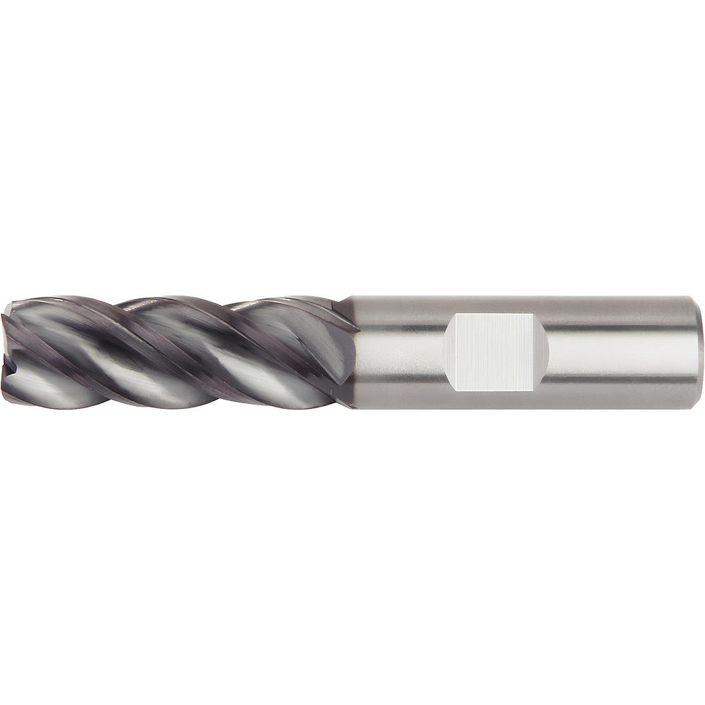Widia 2398567 Corner Chamfer End Mill 1/2" Dia, 1-1/4" LOC, 4 Flutes, 0.02" Chamfer Width, Solid Carbide