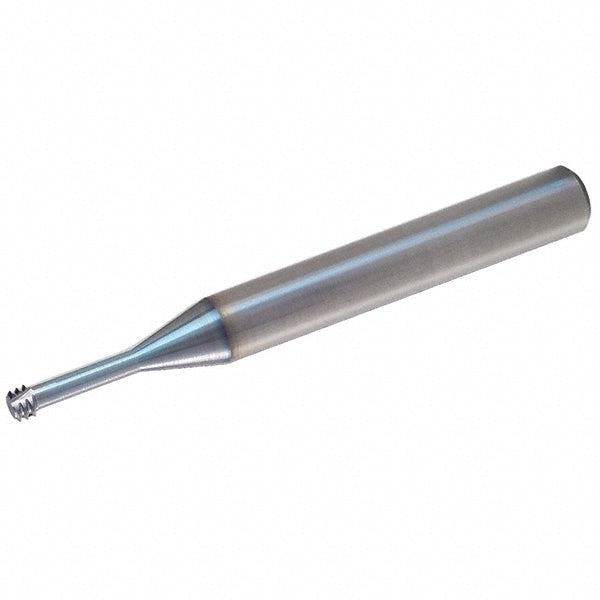 Vargus 102-00150 Straight Flute Thread Mill #10 to 32, Internal, 3 Flutes, 1/4" Shank Dia, Solid Carbide