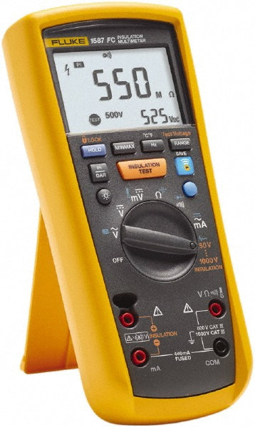 Fluke FLUKE-1587 FC Digital Multimeter Kit 7 Pc, 1,000 Volt