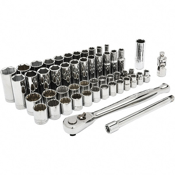 Crescent CSWS10C Socket Set 57 Pc, 1/4 to 7/8" Socket