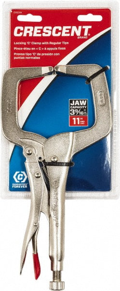 Crescent C11CCVN Locking Plier 3.5'' Jaw Capacity, C-Clamp Jaw