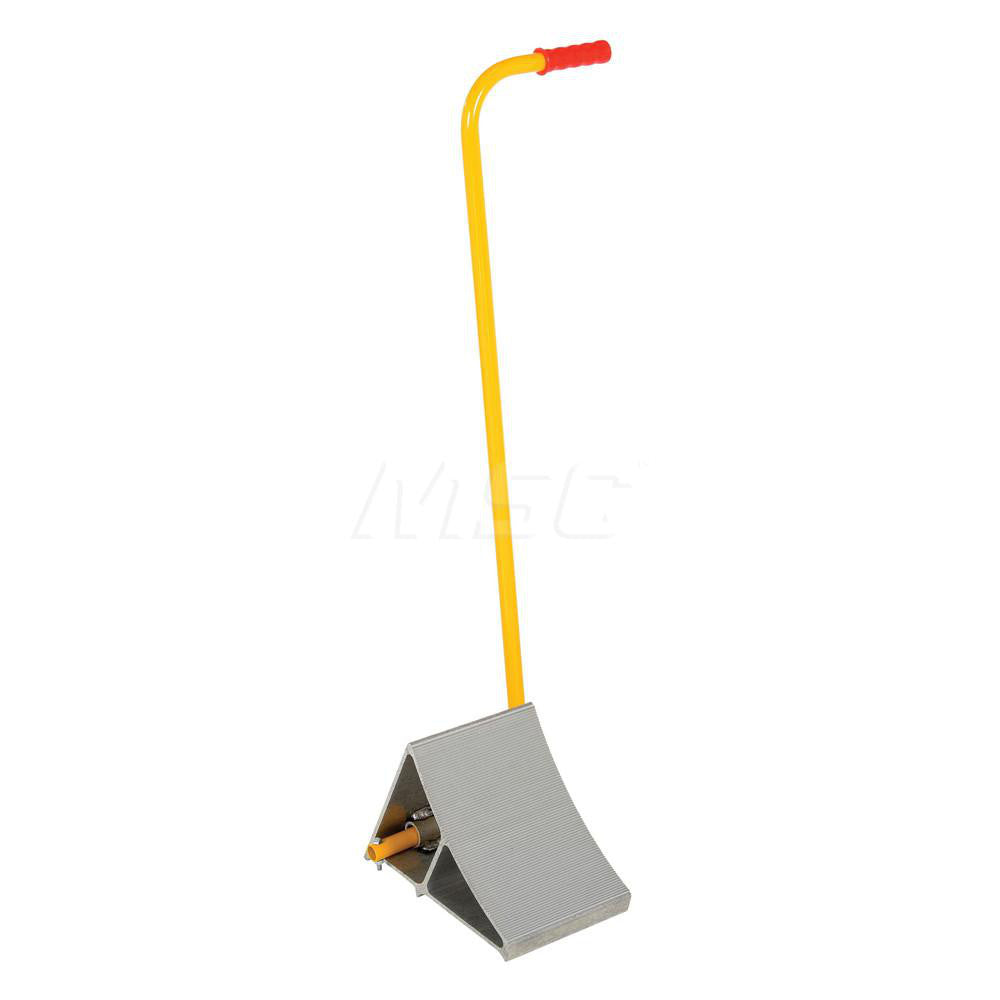 Vestil EALUM-7-H Aluminum Wheel Chock 11-7/8" OAL