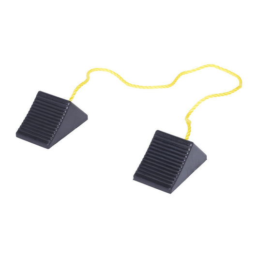 Vestil RWC-2-PR Rubber Wheel Chock 8" OAL