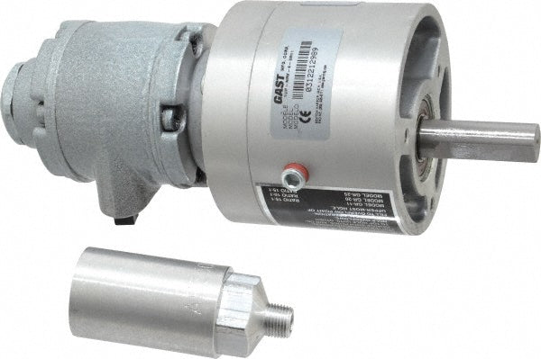 Gast 1UP-NRV-4-GR11 1/3 hp Reversible Face Air Actuated Motor