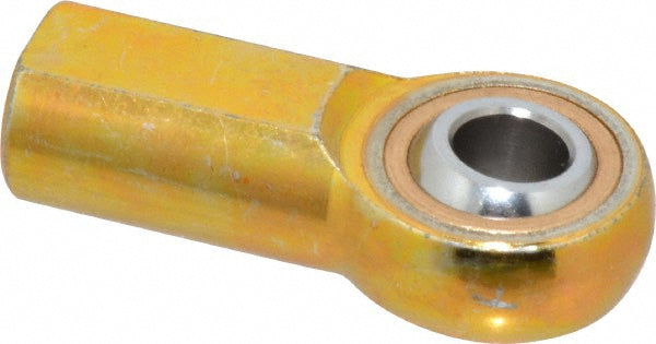 Tritan HF 6 Ball Joint Linkage Spherical Rod End 3/8-24" Shank Thread, 3/8" Rod ID, 1" Rod OD, 0.687" Shank Dia, 0.812" Shank Length, 3,950 lb Static Load Capacity