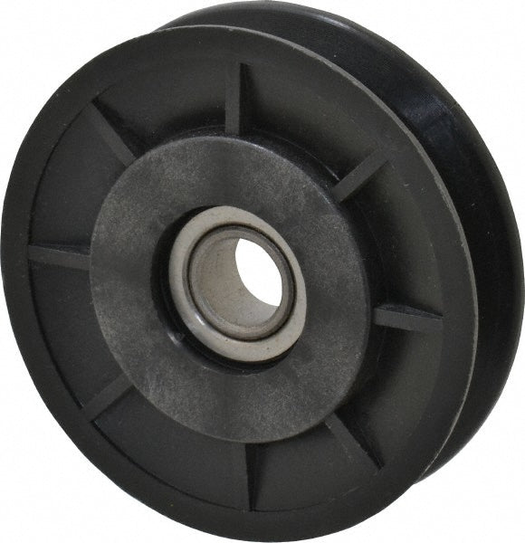 Fenner Drives VA3001RB0002 1/2 Inside x 3" Outside Diam, 1/2" Wide Pulley Slot, Glass Reinforced Nylon Idler Pulley