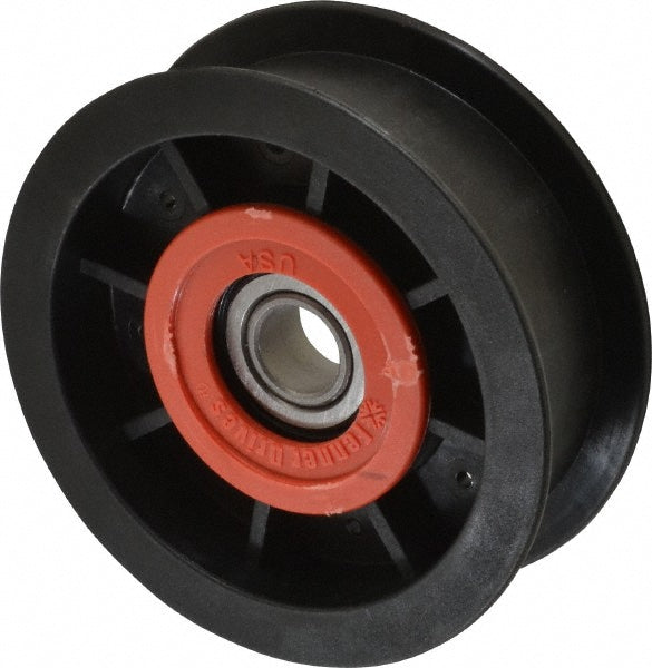 Fenner Drives FA3502RB0002 1/2 Inside x 3-1/2" Outside Diam, 1" Wide Pulley Slot, Glass Reinforced Nylon Idler Pulley