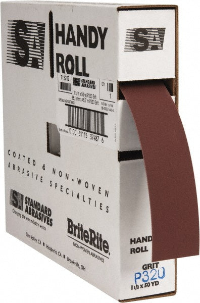 Standard Abrasives 7010369525 Shop Roll 320 Grit, Aluminum Oxide
