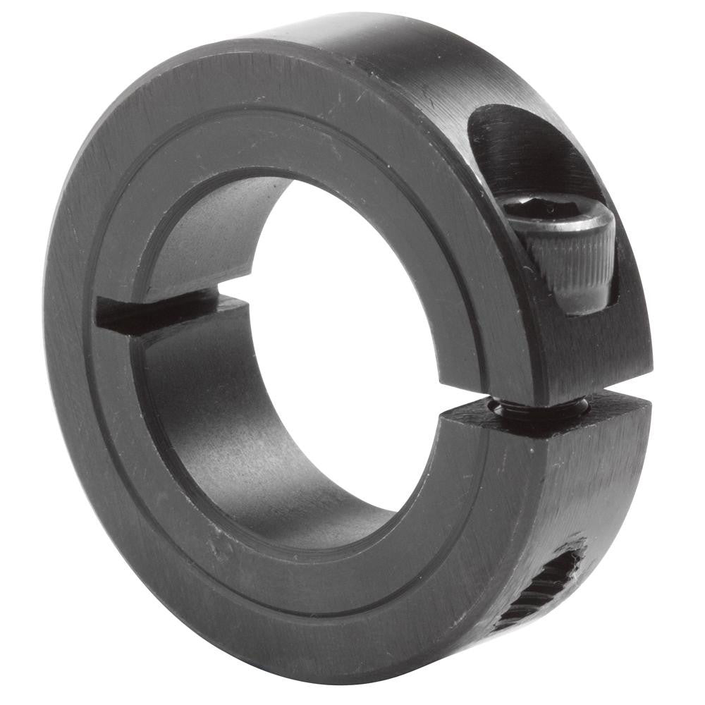 Climax Metal Products 1C-050 Shaft Collar Clamp, 0.5" Bore Dia, 1-1/8" OD, Steel