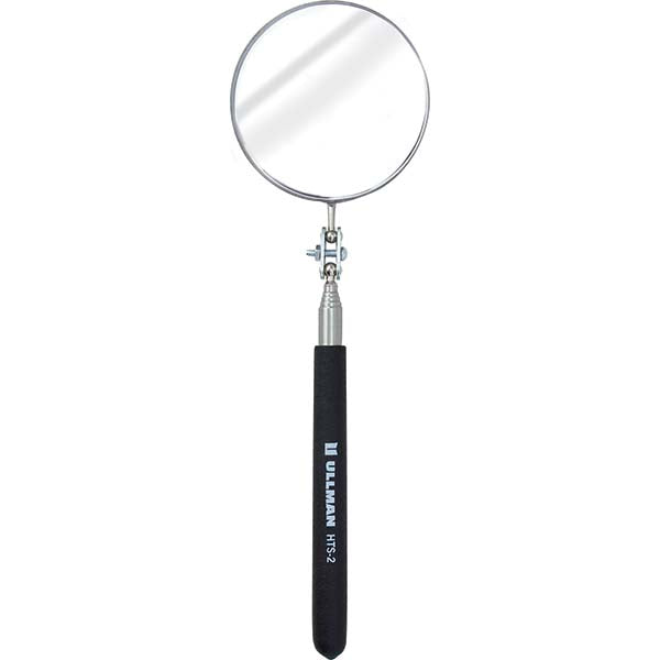 Ullman Devices HTS-2 Telescoping Inspection Mirror Round, Glass Mirror