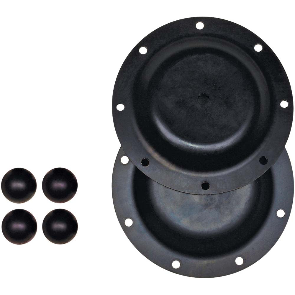 SandPIPER 476.042.360 Diaphragm Pump Fluid Section Repair Kit Buna-N, Includes (1) Lithium Grease, (2)Diaphragms, (4) Check Balls & (4)Check Seats, Use with S20 Metallic