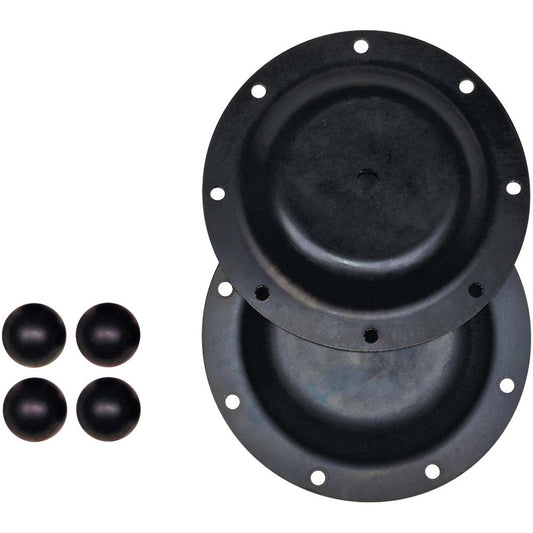 SandPIPER 476.042.360 Diaphragm Pump Fluid Section Repair Kit Buna-N, Includes (1) Lithium Grease, (2)Diaphragms, (4) Check Balls & (4)Check Seats, Use with S20 Metallic