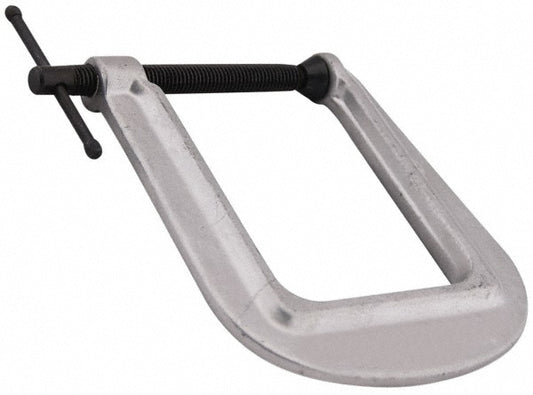 Wilton 42530 Light-Duty 3" Max Opening, 4-1/2" Throat Depth, Ductile Iron Standard C-Clamp