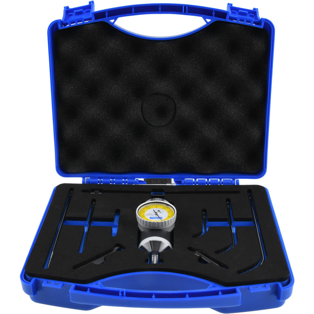 Fowler 52-710-025-0 Test Indicator Kit 7 Pc, 0.2500" Max, 1.6000" Dial Dia, 0-5-0, 0.0002" Accuracy