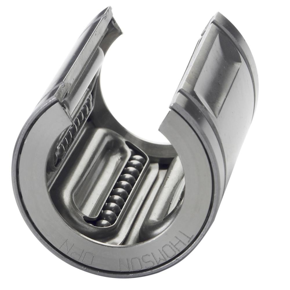 Thomson Industries OPN162536 1" Inside Diam, 350 Lbs. Dynamic Capacity, Open Linear Bearing