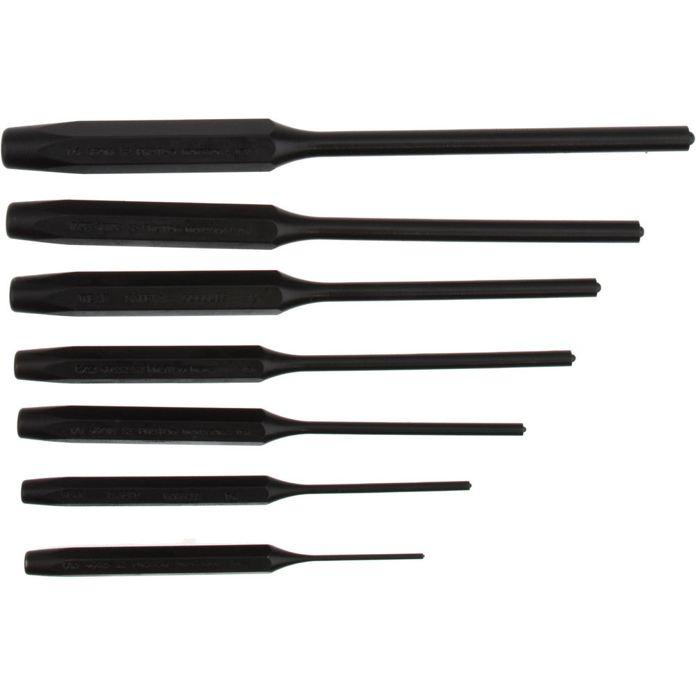 Proto J49007S2 Proto Pin Punch Set 7 Piece, 1/16" - 1/4"