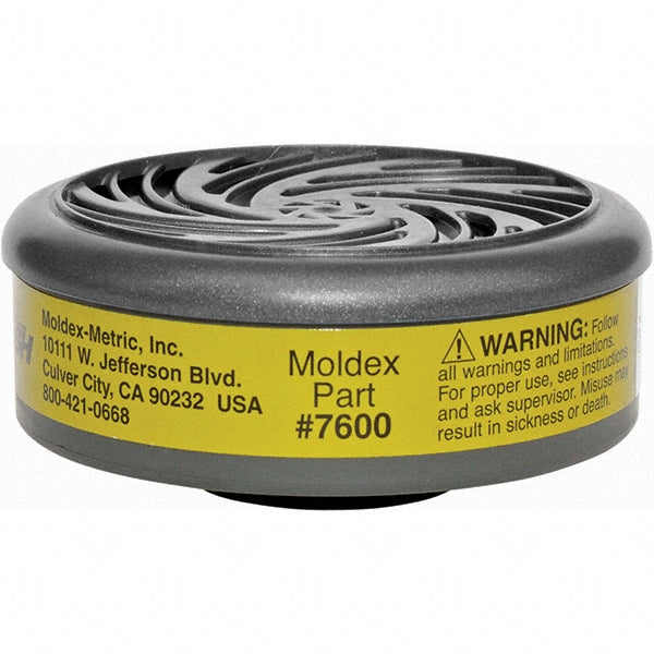 Moldex 7600 Respirator Cartridge Multi-Gas & Organic Vapor, Agriculture, Dry Cleaning, Electroplating, Laboratories & Manufacturing