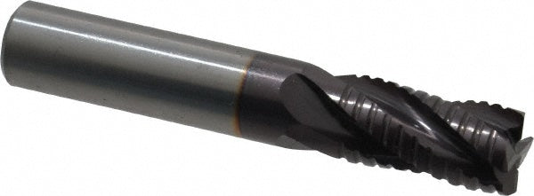 Guhring 9030970127000 Roughing End Mill 1/2" Dia, 4 Flute, Single End, Solid Carbide