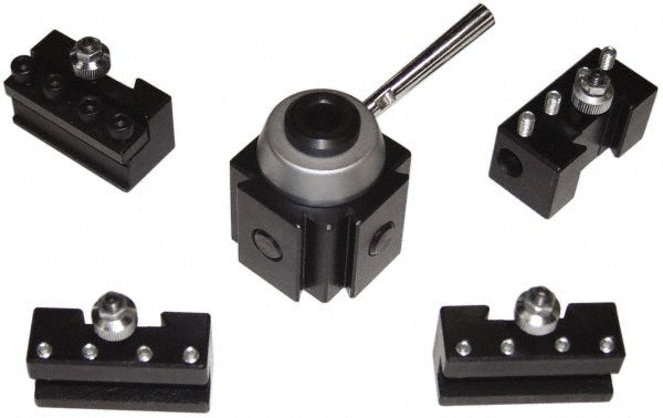 Phase II 251-065 Series Hobby Tool Post Holder & Set for 5 to 8" Lathe Swing