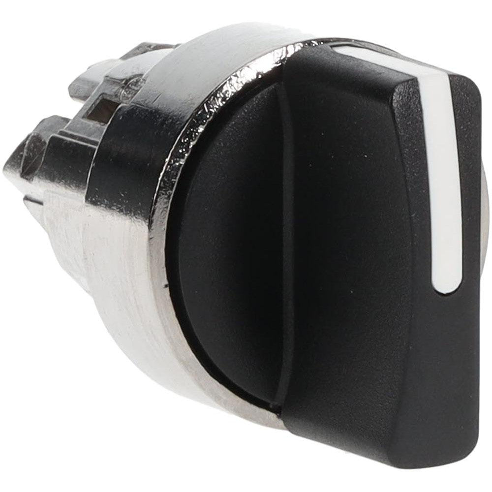 Schneider Electric ZB4BD2 Selector Switch 2 Positions, Maintained (MA), Black Handle