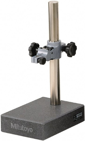 Mitutoyo 215-151-10 Stand w/ Surface Plate 200.00 mm Base Length, 150.0000 mm Base Width, 50.00 mm Base Height, Granite, Fine Adjustment