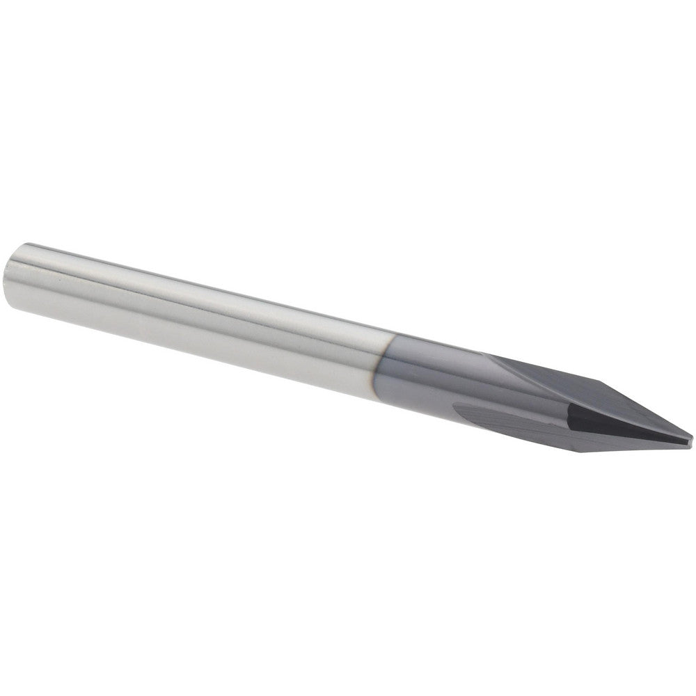 Harvey Tool 978115-C3 Chamfer Mill 3/16" Dia, 3/16" Shank Dia, 30 deg, 3 Flute, Solid Carbide, Single End