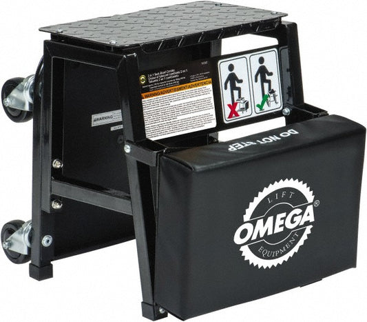 Omega Lift Equipment 91305 350 Lb Capacity, 4 Wheel Creeper Seat
