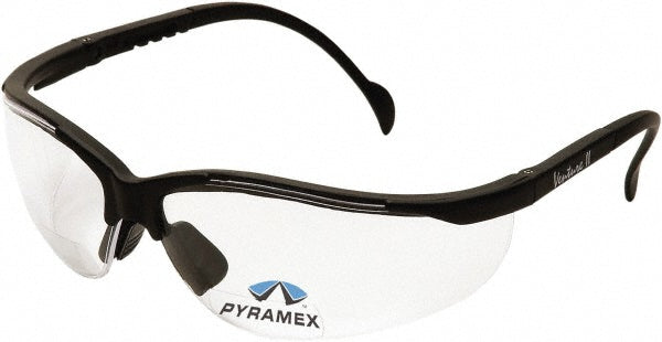 PYRAMEX SB1810R25 Magnifying Safety Glasses +2.5, Clear Lenses, Scratch Resistant, ANSI Z87.1 & CSA Z94.3-07