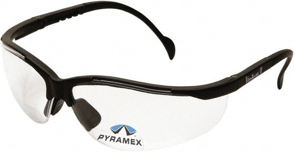 PYRAMEX SB1810R15T Magnifying Safety Glasses +1.5, Clear Lenses, Scratch Resistant, ANSI Z87.1 & CSA Z94.3-07