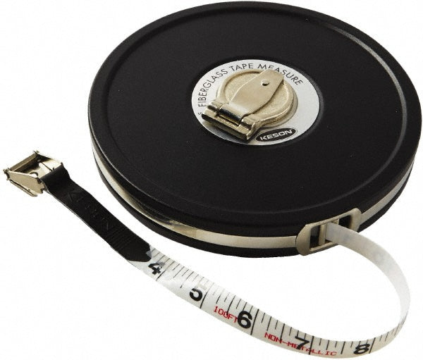 Keson MC18100 Tape Measure 100' Long, 1/2" Width