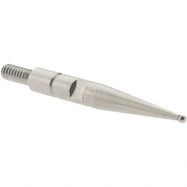 SPI 21-047-6 Test Indicator Ball Contact Point 0.031" Ball Dia, 0.688" Contact Point Length, Steel