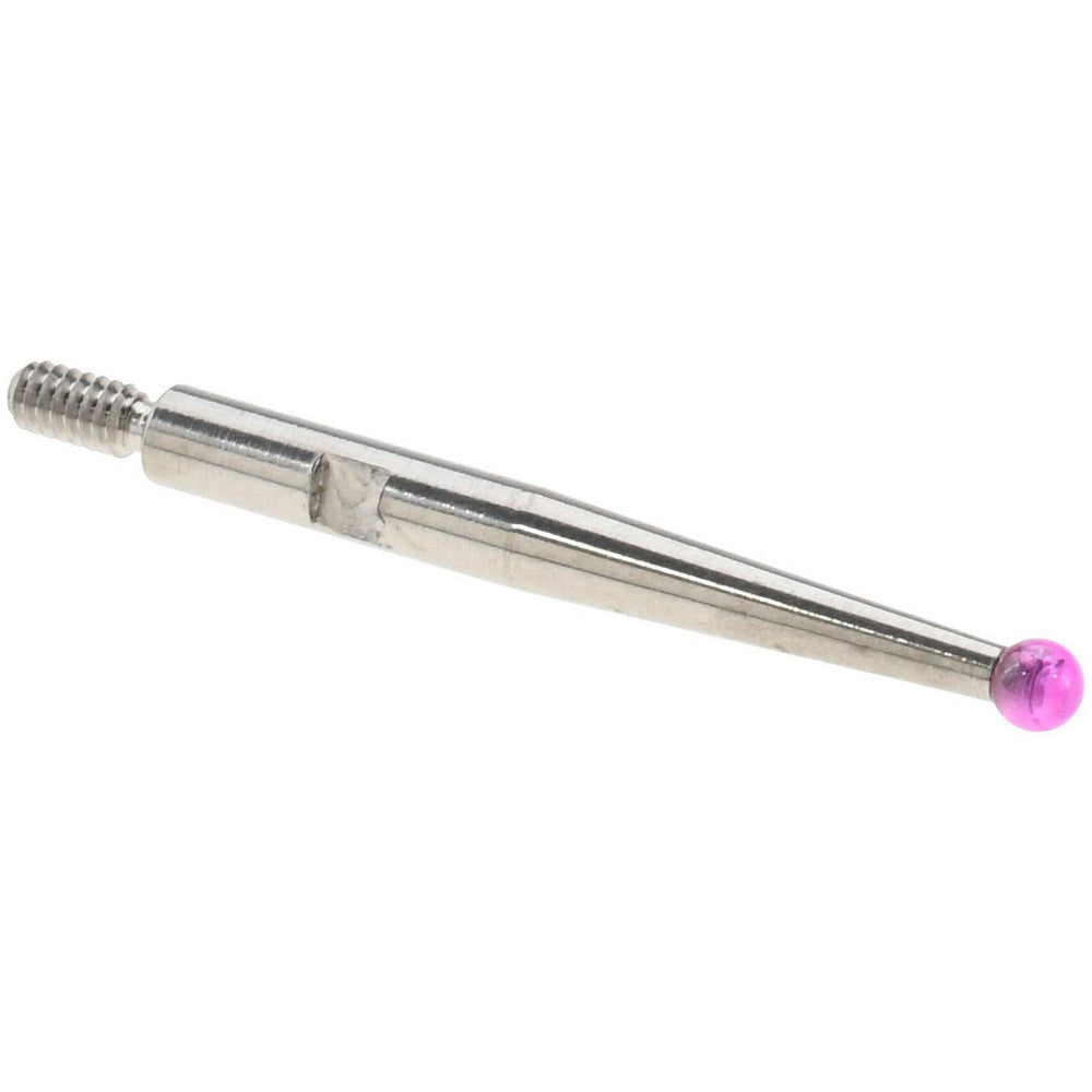 SPI 21-068-2 Test Indicator Ball Contact Point 0.078" Ball Dia, 0.812" Contact Point Length, Ruby