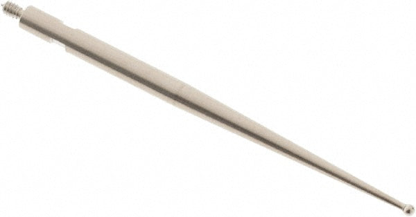 SPI 21-119-3 Test Indicator Ball Contact Point 0.039" Ball Dia, 1.437" Contact Point Length, Steel