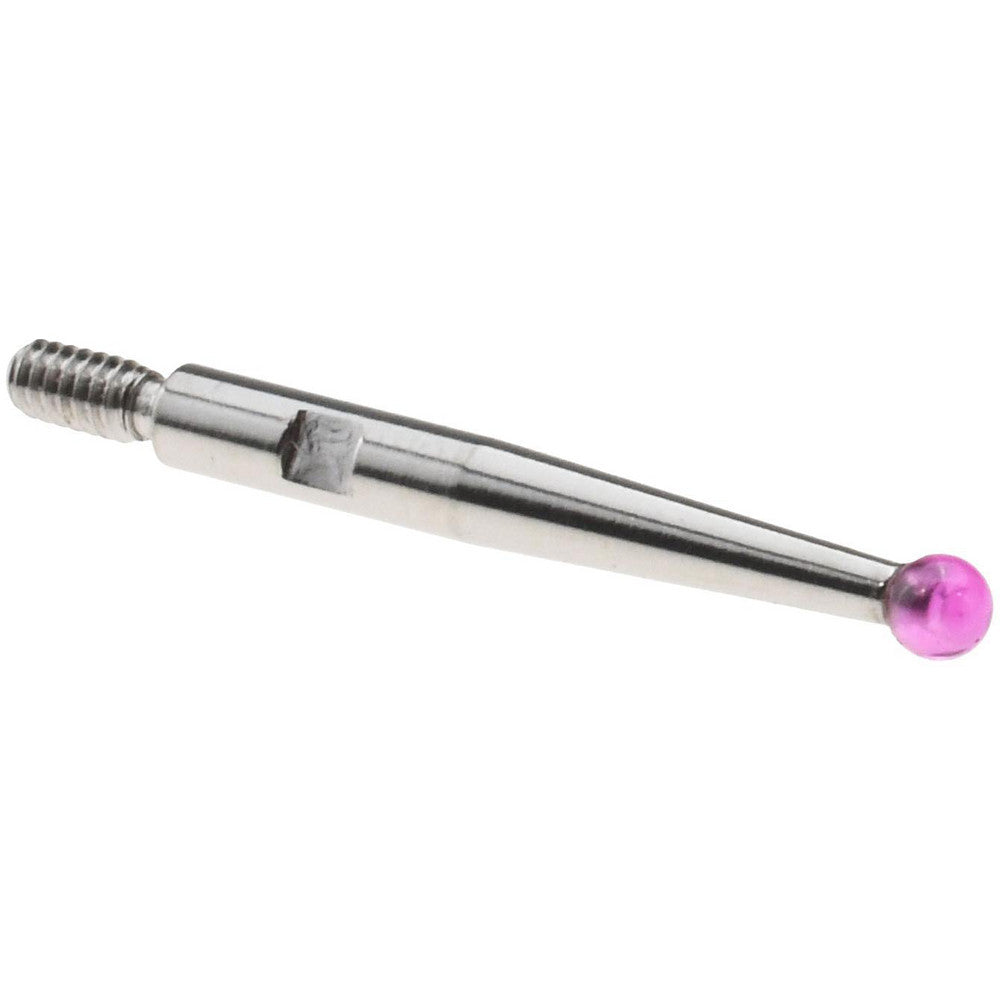 SPI 20-633-4 Test Indicator Ball Contact Point 0.078" Ball Dia, 0.671" Contact Point Length, Ruby