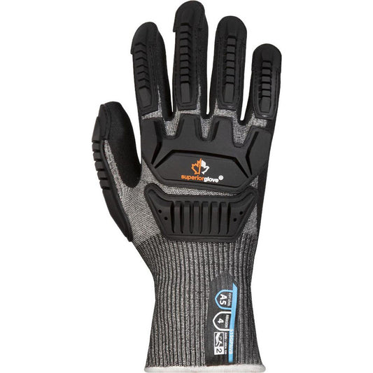 Superior Glove Works S15GPNVB-9 Cut, Puncture & Abrasion-Resistant Gloves Superior Glove Works S15GPNVB, Size Large, ANSI Cut A5, ANSI Puncture 3, Micropore Nitrile, Cotton & Nylon