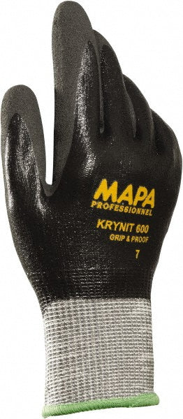 MAPA Professional 34600018 Cut-Resistant Gloves Size Medium, ANSI Cut A2, ANSI Puncture 3, Nitrile, Series KryTech 600