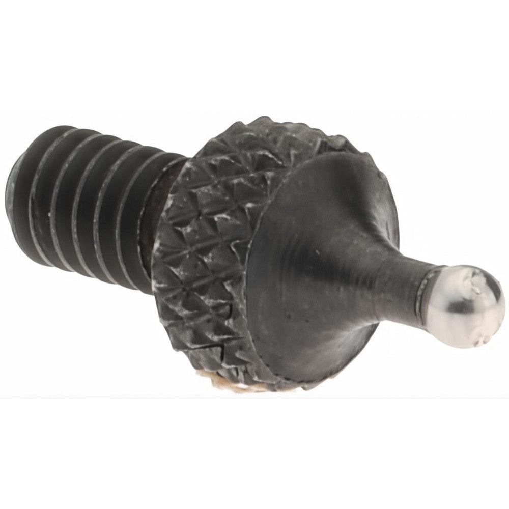 SPI 21-232-4 Drop Indicator Ball Tip Needle Contact Points #4-48 Thread, 0.2500" Point Length, Steel