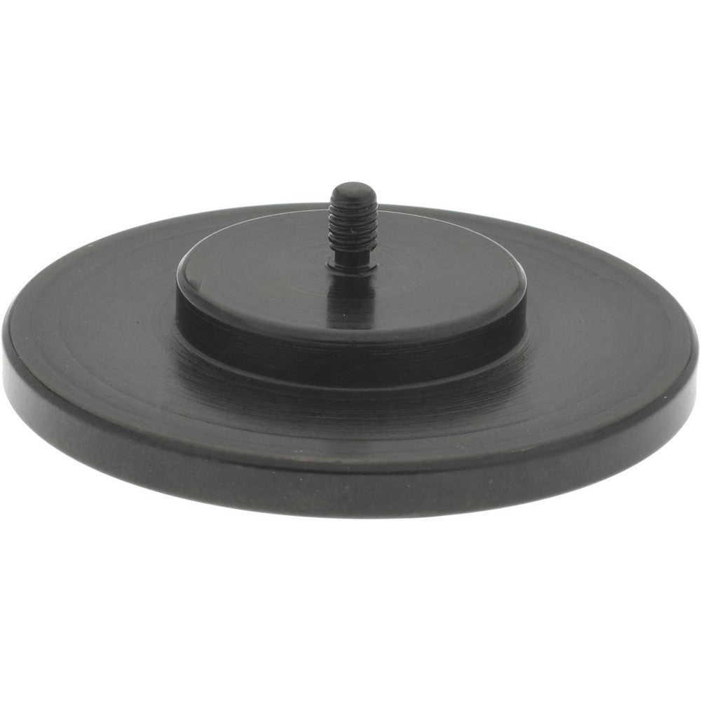 SPI 21-259-7 Drop Indicator Flat Button Contact Point #4-48, 1-1/2" Dia, 1/4" Contact Point Length