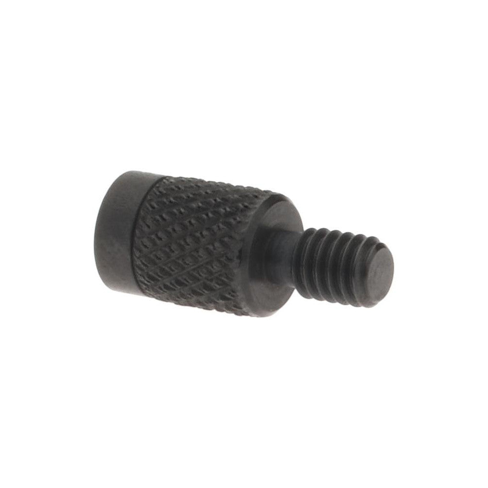 SPI 21-251-4 Drop Indicator Flat Contact Points #4-48 Thread, 0.2500" Point Length, Black Oxide Steel