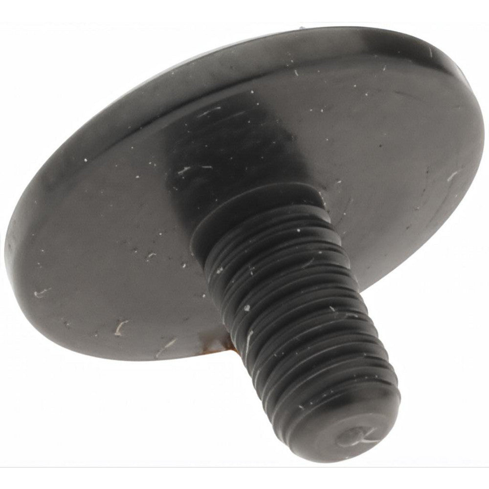 SPI 21-235-7 Drop Indicator Radius Button Contact Points #4-48 Thread, 0.2500" Point Length, Black Oxide Steel