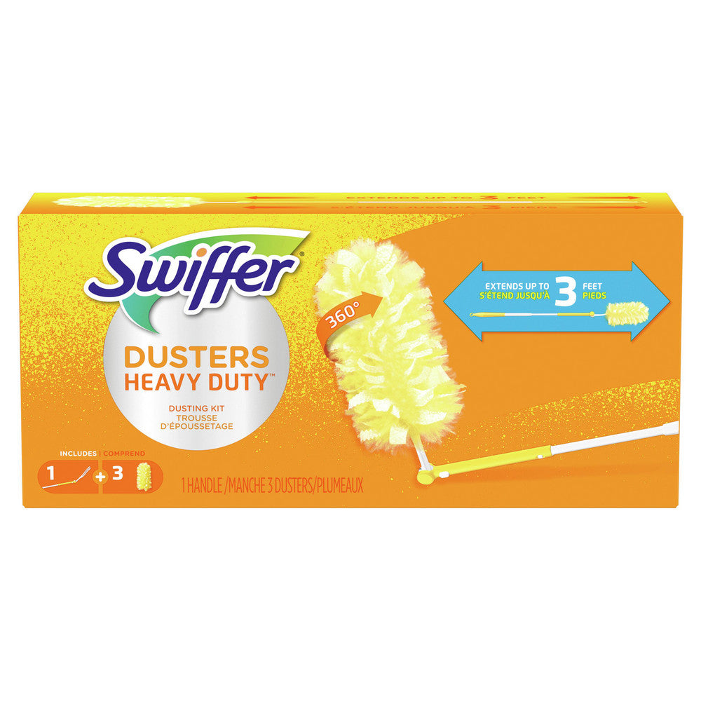 Swiffer PGC82074 Duster Heavy Duty 3 ft Extendable Handle Starter Kit