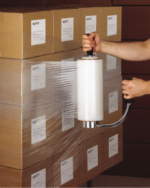 Nifty Products F18SF3 4 (1000') Rolls 18" x 1,500' 75 Gauge Clear Roll Stretch Wrap