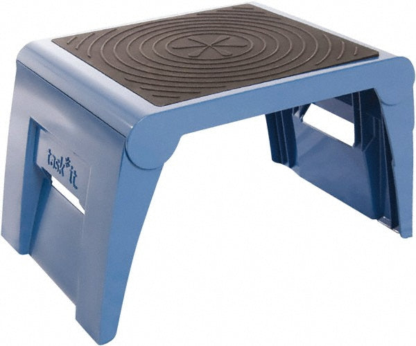 Cramer 50051PK-63 Folding Step Stool 11" OAH, Plastic, Navy