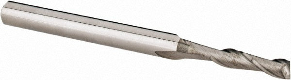 Accupro 36099729 Square End Mill 3/32'' Dia, 3/8'' LOC, 1/8'' Shank Dia, 1-1/2'' OAL, 2 Flutes, Solid Carbide